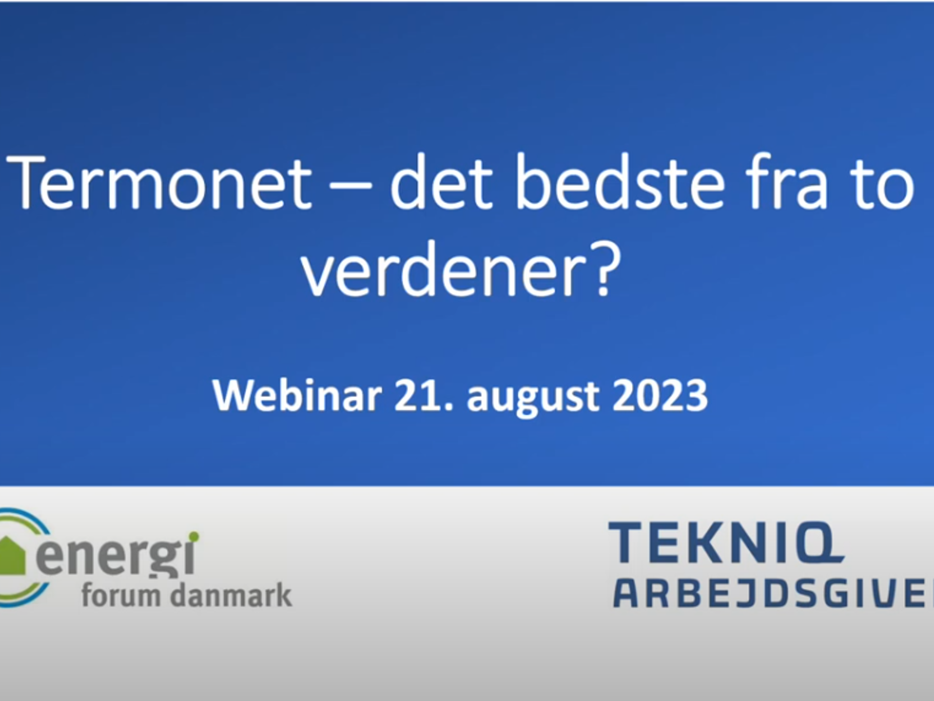 Termonet Webinar